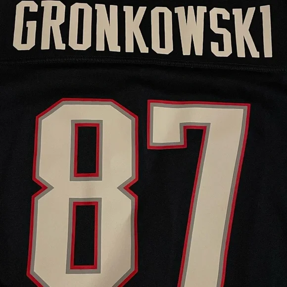 Nike New England Patriots Gronkowski #87 Ladies Jersey, Size Small NWOT - Picture 7 of 7